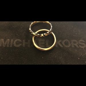 Michael Kors stack rings